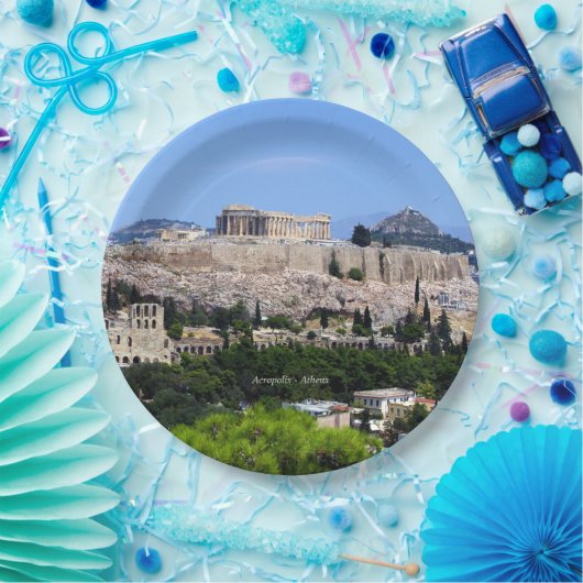 Assiettes En Carton Acropolis (Fête)