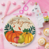 Assiettes En Carton Action de grâces (Fête)