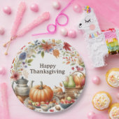 Assiettes En Carton Action de grâces (Fête)