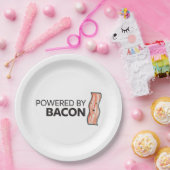 Assiettes En Carton Actionné par le lard (Fête)