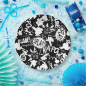 Assiettes En Carton Actions de bandes dessinées (Fête)