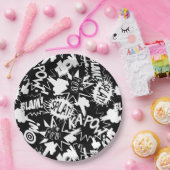 Assiettes En Carton Actions de bandes dessinées (Fête)