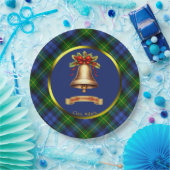 Assiettes En Carton Adam Tartan Noël personnalisé (Fête)