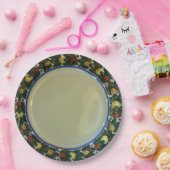 Assiettes En Carton Adams TitianWare della Robbia c1900 peint à la (Fête)