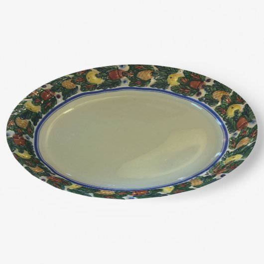 Assiettes En Carton Adams TitianWare della Robbia c1900 peint à la (Angle)