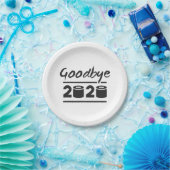 Assiettes En Carton Adieu papier toilette 2020 - c’est fini (Fête)