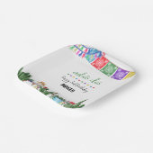 Assiettes En Carton Adios Dos 3e anniversaire Trois-Esta Fiesta Party (Angulaire)