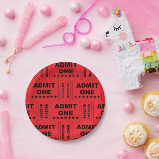 Assiettes En Carton "Admettez" les plaques à papier une (Fête)