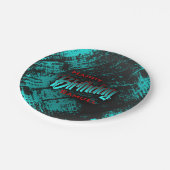 Assiettes En Carton Ado Boy Anniversaire (Angle)