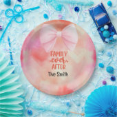 Assiettes En Carton Adoption Foster Famille d'enfants toujours après (Fête)