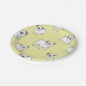 Assiettes En Carton Adorable Carlin Motif Fête à thème chien (Angle)
