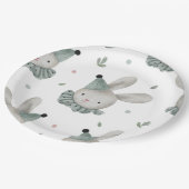 Assiettes En Carton Adorable chic lapin lapin rustique lapin (Angle)