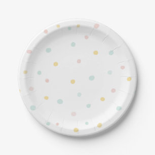 Assiettes En Carton Adorable crème glacée saupoudrer Plaque de fête d'