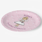 Assiettes En Carton Adorable First Holy Communion blonde nom de fille (Angle)