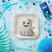 Assiettes En Carton Adorable Ghomajorité ami Halloween Design (Fête)