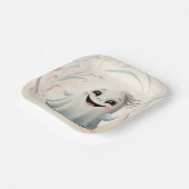 Assiettes En Carton Adorable Ghomajorité ami Halloween Design (Angulaire)