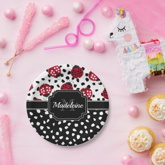 Assiettes En Carton adorable Ladybugs (Fête)