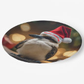 Assiettes En Carton adorable Noël Kookaburra, (Angle)