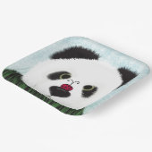 Assiettes En Carton Adorable Ours De Panda (Angulaire)