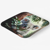 Assiettes En Carton Adorable Ours Koala (Angulaire)