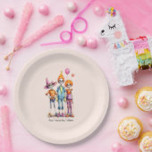 Assiettes En Carton Adorable Pastel Zombie Trio - Jolie Halloween (3) (Fête)