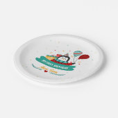 Assiettes En Carton Adorable Pingouin 1er Plaques Papier Anniversaire (Angle)