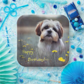 Assiettes En Carton Adorable Shih Tzu (Fête)