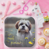 Assiettes En Carton Adorable Shih Tzu (Fête)