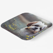 Assiettes En Carton Adorable Shih Tzu (Angulaire)
