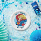 Assiettes En Carton Adorable Stance Supergirl (Fête)