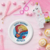 Assiettes En Carton Adorable Stance Supergirl (Fête)