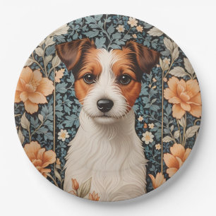 Assiettes En Carton Adorable Terrier Jack Russell Inspiré de William M