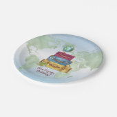 Assiettes En Carton Adventure Attend Les Valises En Sortant Adieu (Angle)