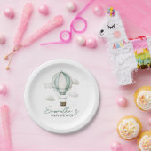 Assiettes En Carton Adventure Await Plaque papier Baby shower (Fête)