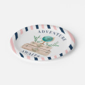 Assiettes En Carton Adventure Await World Travel Suitcases Party (Angle)