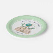 Assiettes En Carton Adventure World Travel Mariage Engagement Party (Angle)
