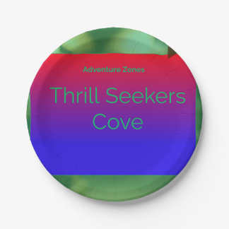 Assiettes En Carton Adventure Zones Cove