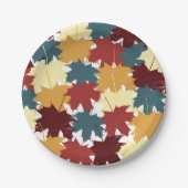Assiettes En Carton Affaire Autumn Leaves (Devant)