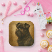 Assiettes En Carton Affenpinscher (Fête)