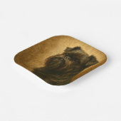 Assiettes En Carton Affenpinscher (Angulaire)