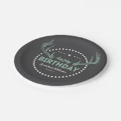 Assiettes En Carton Affranchissement d'anniversaire de chasse pour le (Angle)