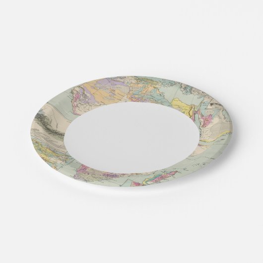 Assiettes En Carton Afrika - Carte Atlas de l'Afrique (Angle)