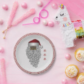 Assiettes En Carton Afro-américain le père noël traditionnel (Fête)