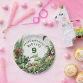 Assiettes En Carton AGE T-Rex Dinosaur fête d'anniversaire garçon (Fête)