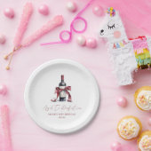 Assiettes En Carton Aged To Perfection Red Wine Bow Birthday Party (Fête)