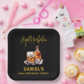 Assiettes En Carton Aged to Perfection Whiskey 60th Birthday (Fête)