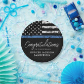 Assiettes En Carton Agent de police Parti de retraite Application de l (Fête)