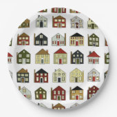 Assiettes En Carton Agent immobilier (Devant)