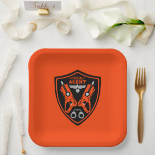 Assiettes En Carton Agent spécial
