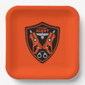 Assiettes En Carton Agent spécial (Recto)